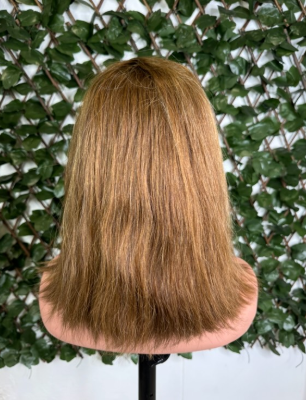 Perruque Lace Front Droite Blond Miel – Longueur Épaules