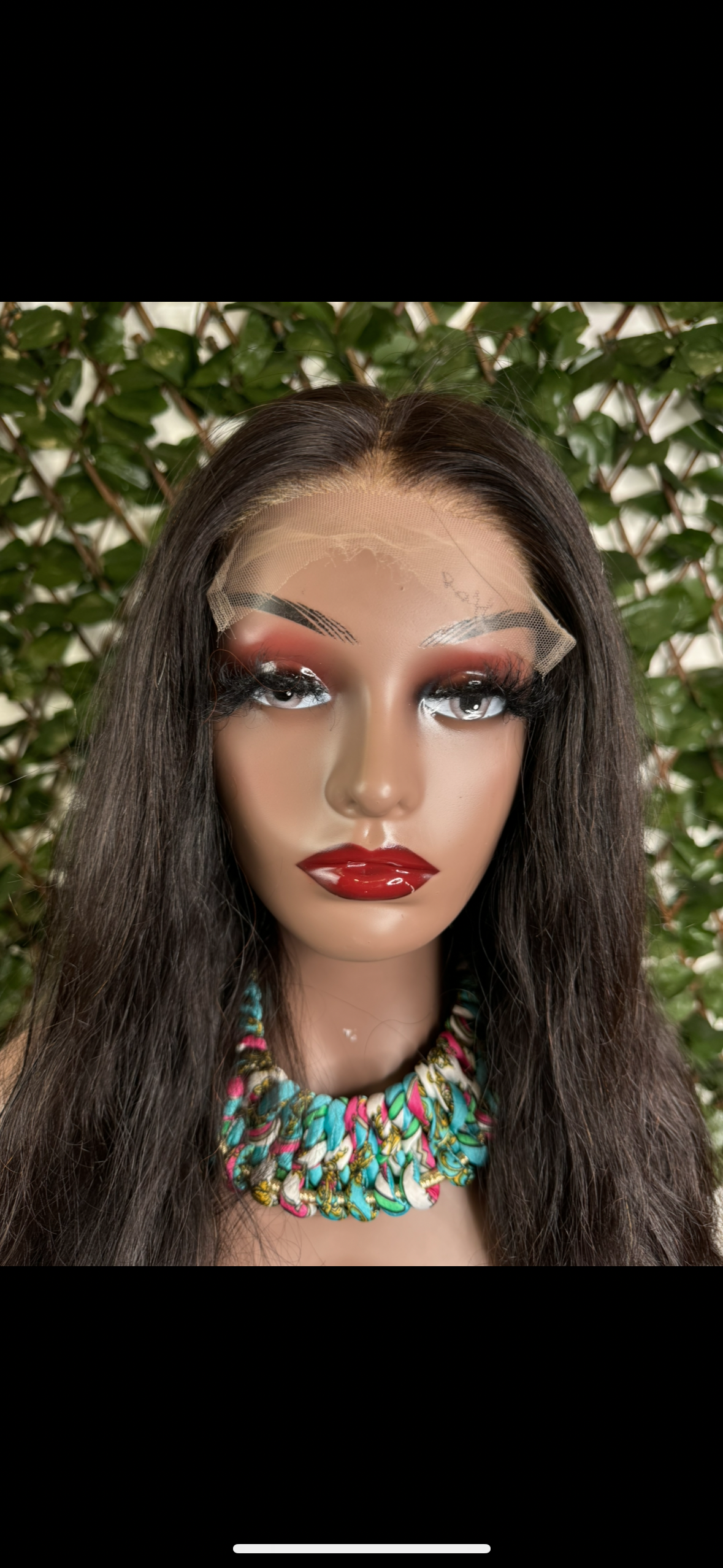 Perruque mi-longue ondulations légères