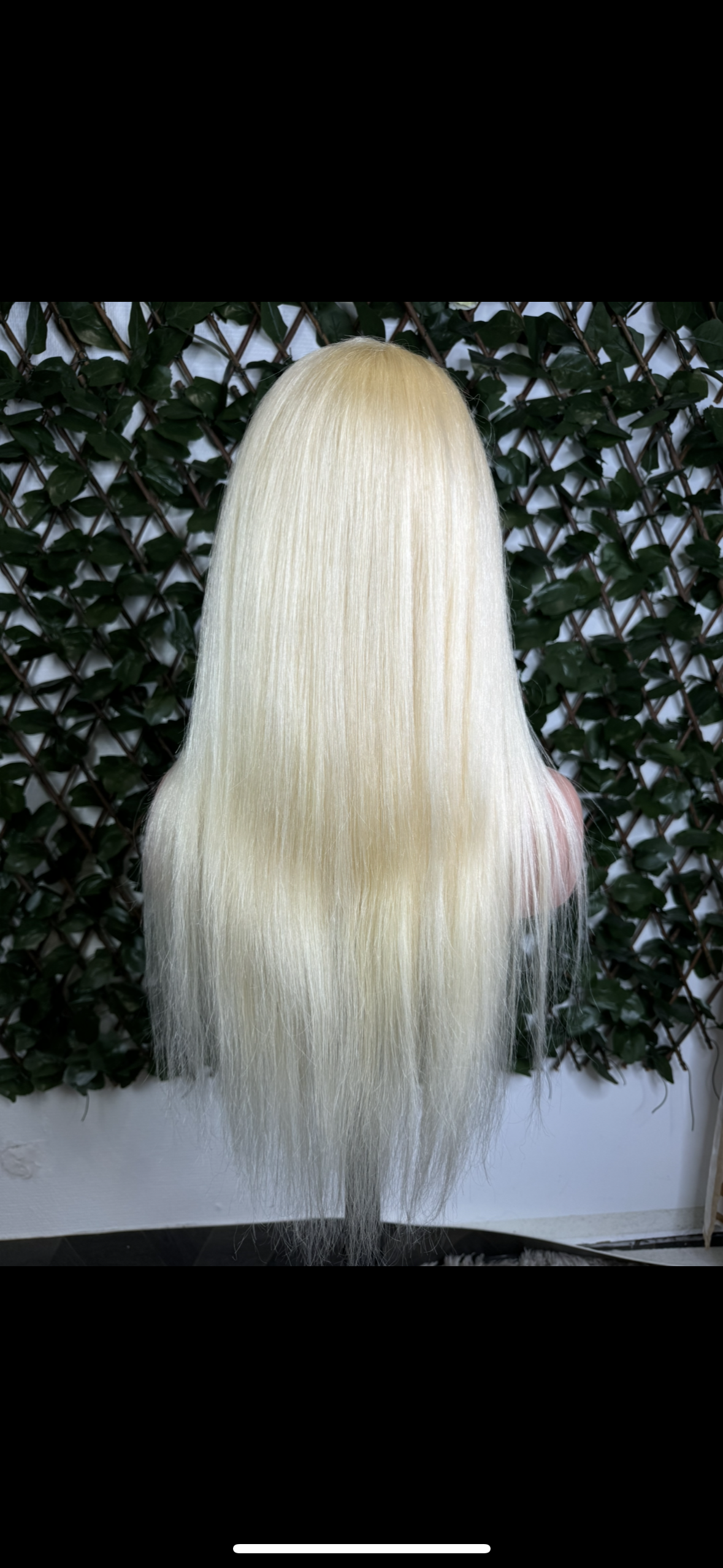 Perruque Blonde Platine Premium